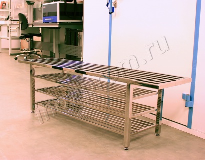 Скамьи переходные с полками для обуви и без полок